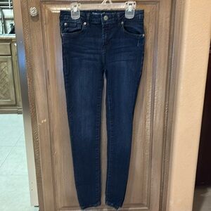 7 For all Mankind b(air) Girls The Skinny Jeans Sz 12 Dark Blue w Stretch